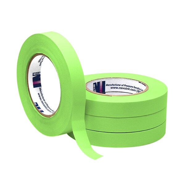 3/4 wide x 60yd Lime Labeling Tape, PK4